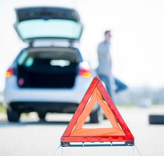 Broken Down Vehicle HSE Warning Signs